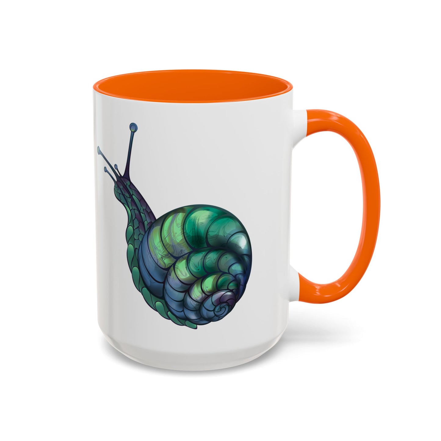 Whimsical Snail Accent Coffee Mug - Fun Gift for Nature Lovers, Unique Drinkware for Home, Snail Art Mug, Ceramic Mug for All [...]