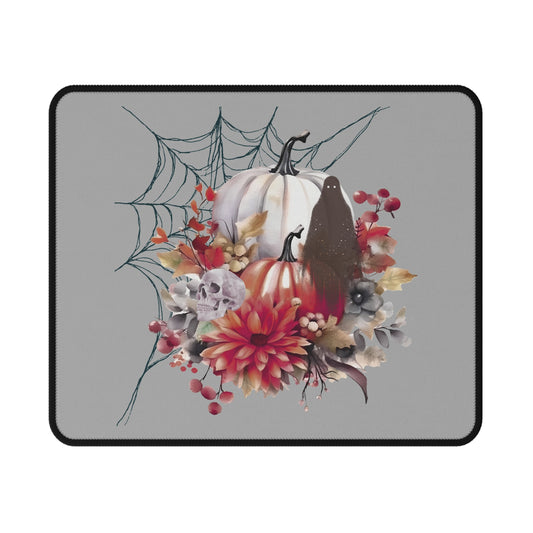 Autumn Floral Non-Slip Mouse Pad | Gaming Desk Decor, Fall Vibes, Computer Accessories, Halloween Gift, Cozy Workspace