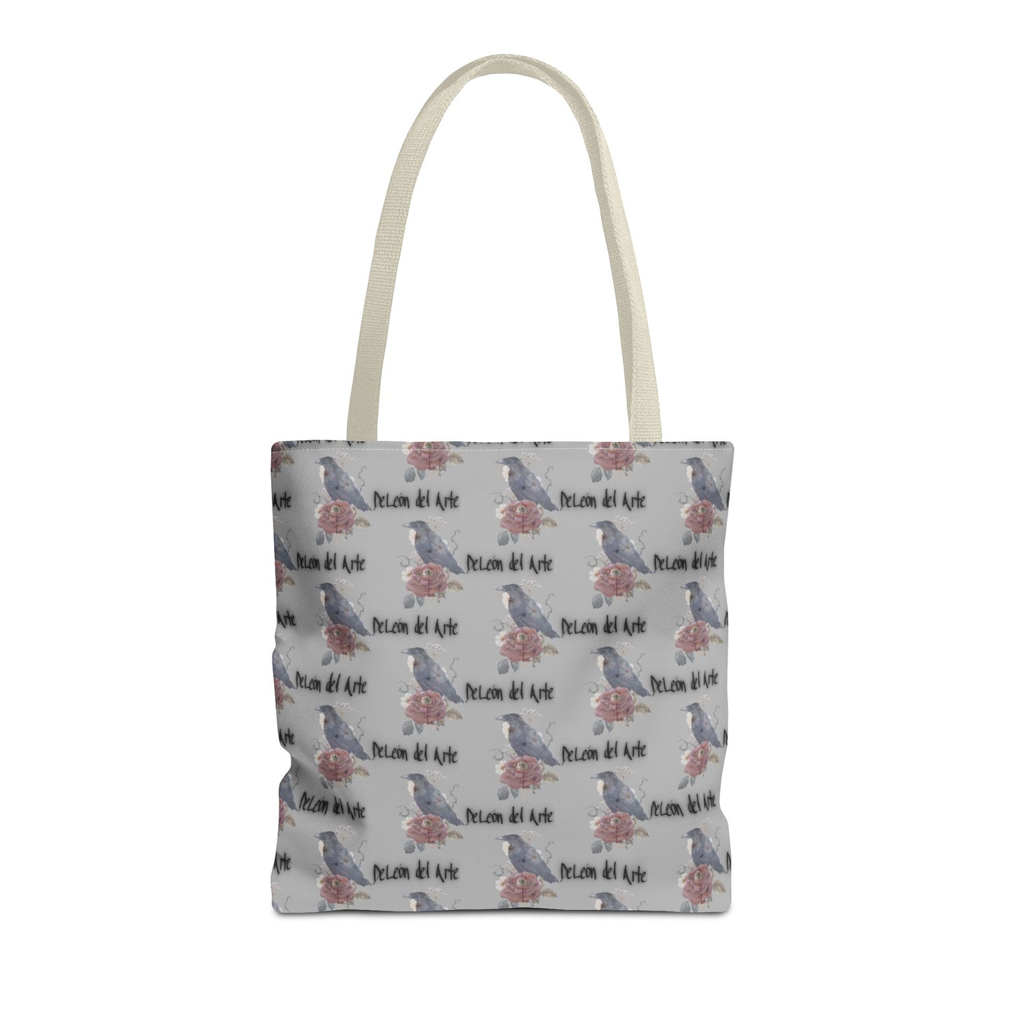 Charming Floral Tote Bag with Bird Design, Perfect for Casual Outings, Eco-Friendly Gift, Beach Bag, Everyday Carry-All