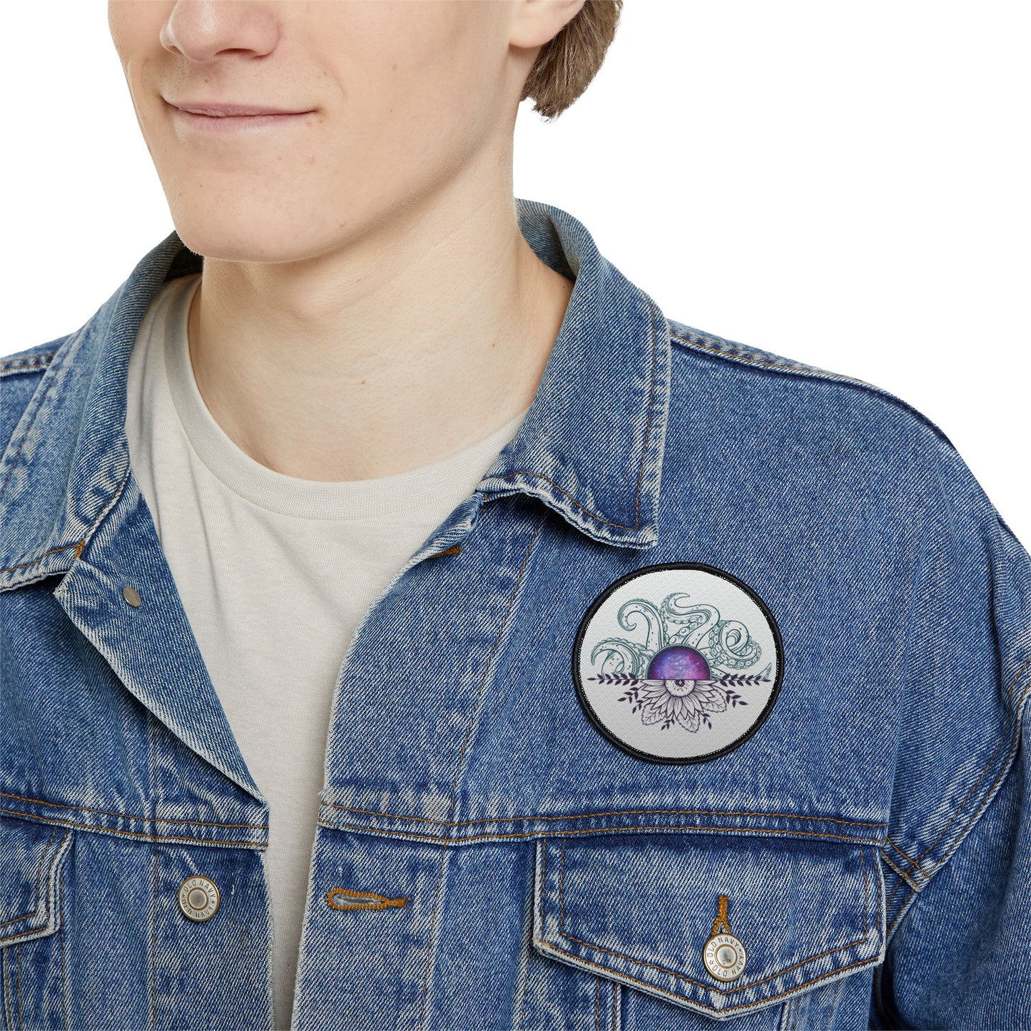 Whimsical Iron-On Patches for Jackets, DIY Upcycling, Custom Embellishments, Floral Designs, Unique Gift Idea