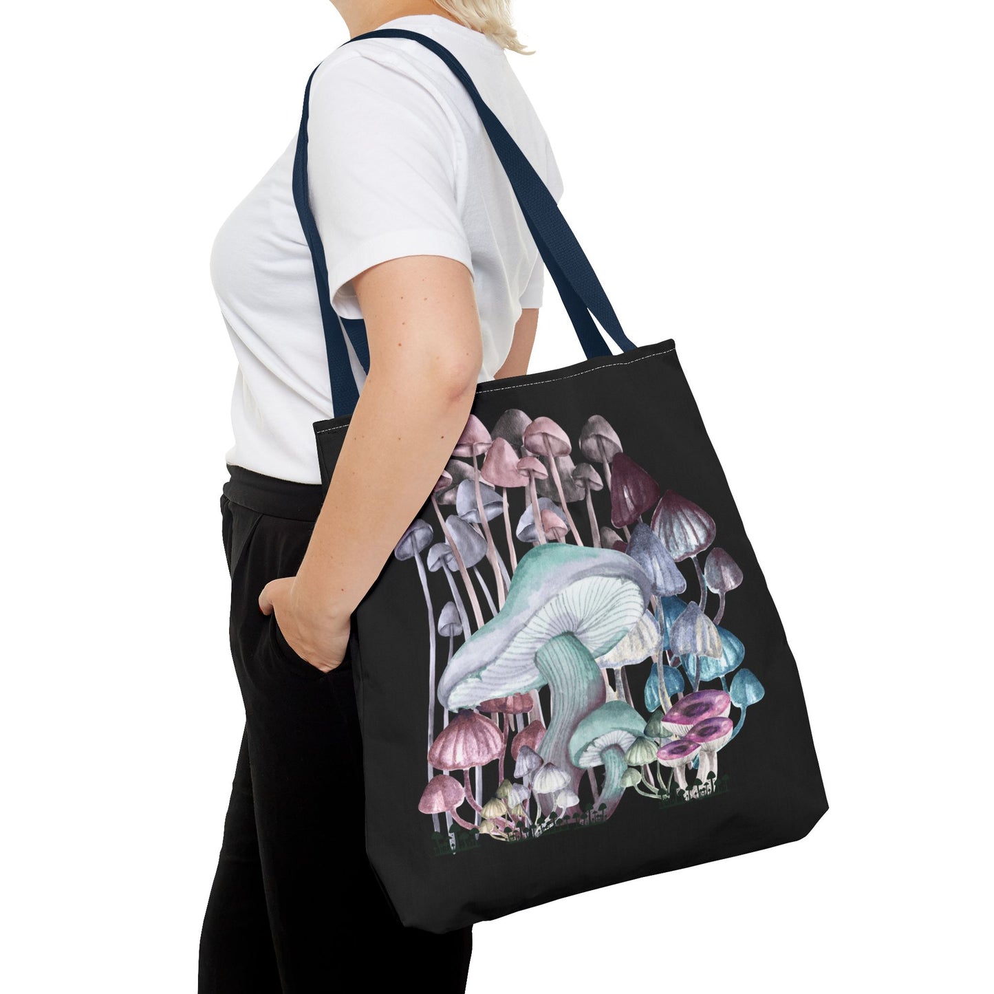 Whimsical Mushroom Tote Bag, Reusable Shopping Bag, Eco-Friendly Gift, Nature-Inspired, Boho Style Bag, Perfect for Farmers Markets, Travel