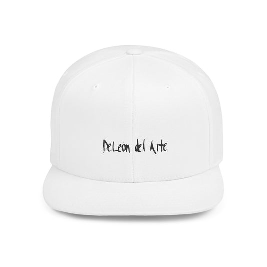 DeLeon del Arte logo Flat Bill Snapback