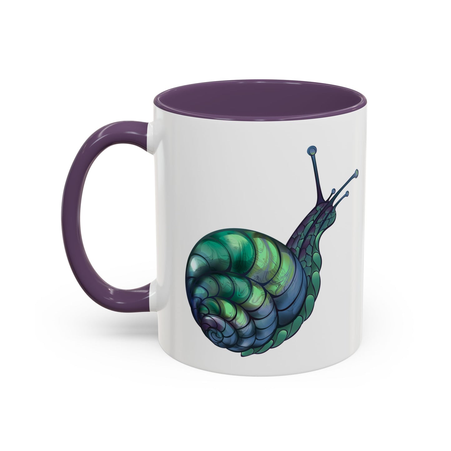 Whimsical Snail Accent Coffee Mug - Fun Gift for Nature Lovers, Unique Drinkware for Home, Snail Art Mug, Ceramic Mug for All [...]