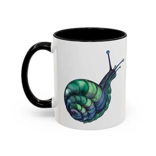 Whimsical Snail Accent Coffee Mug - Fun Gift for Nature Lovers, Unique Drinkware for Home, Snail Art Mug, Ceramic Mug for All [...]