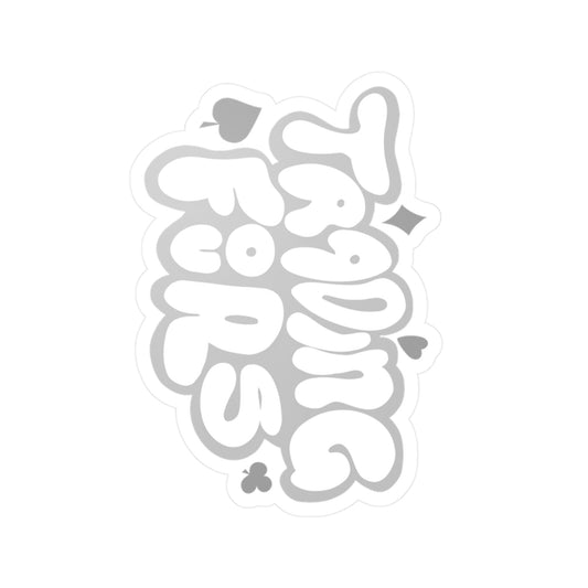 Trading Fours Band logo 1 no color Stylish Kiss-Cut Vinyl Decals for Personalization, Car Stickers, Home Decor, Unique Gifts, Artsy Home Accessories