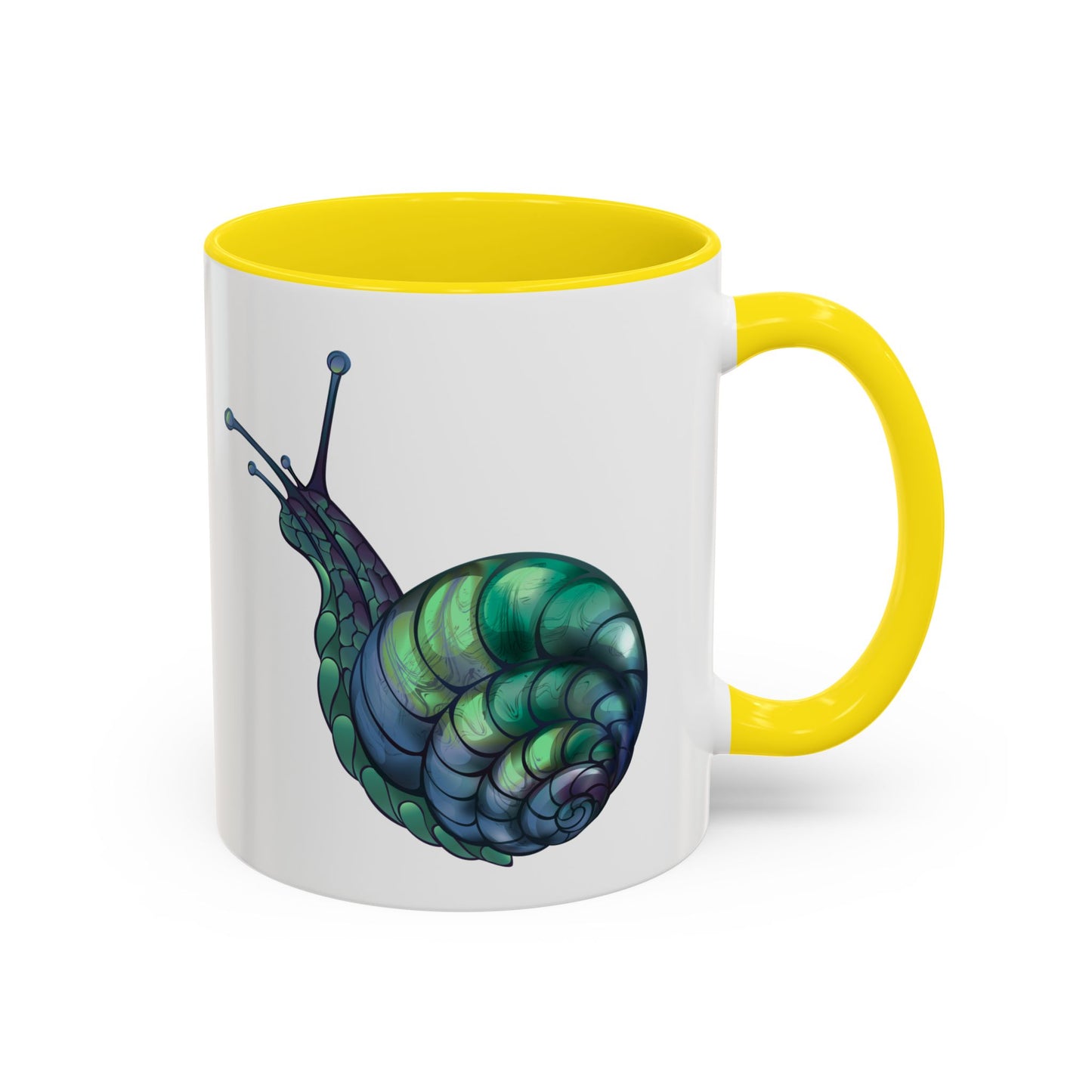 Whimsical Snail Accent Coffee Mug - Fun Gift for Nature Lovers, Unique Drinkware for Home, Snail Art Mug, Ceramic Mug for All [...]