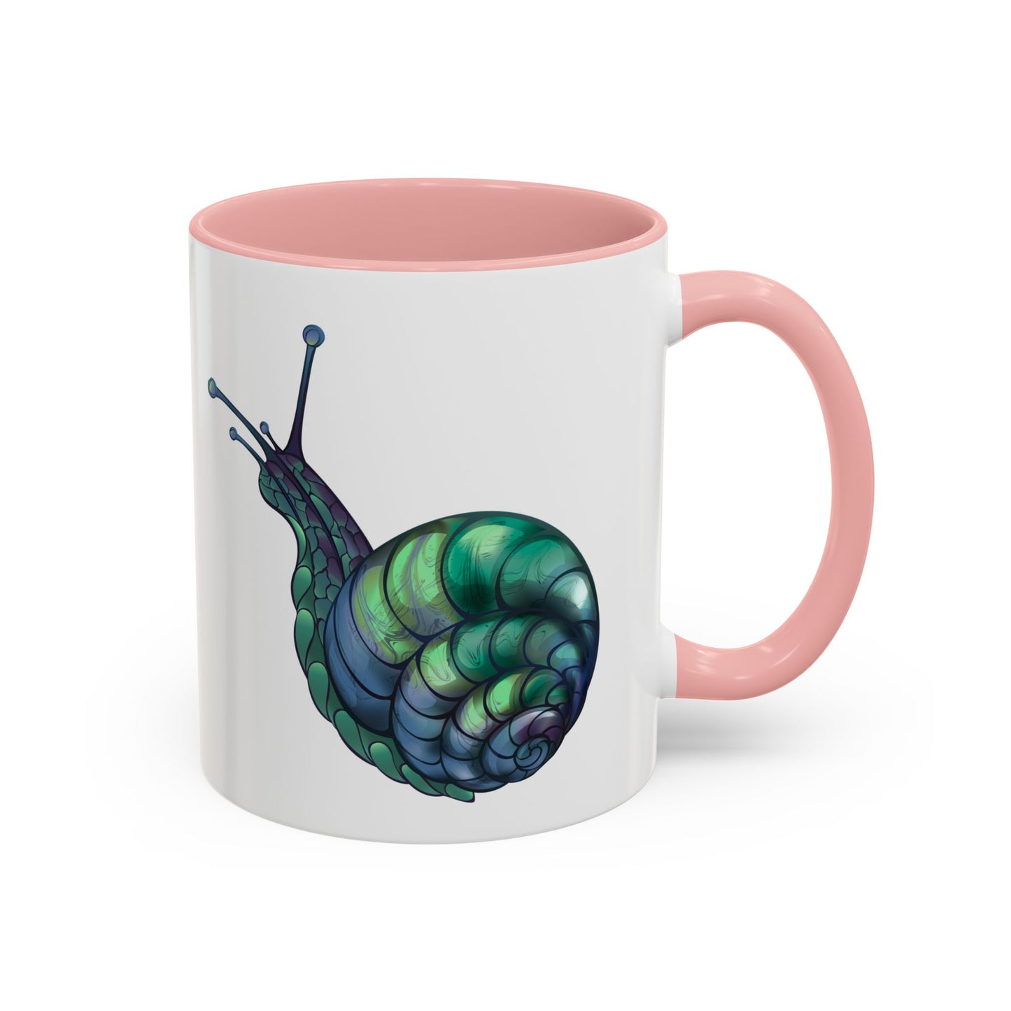 Whimsical Snail Accent Coffee Mug - Fun Gift for Nature Lovers, Unique Drinkware for Home, Snail Art Mug, Ceramic Mug for All [...]